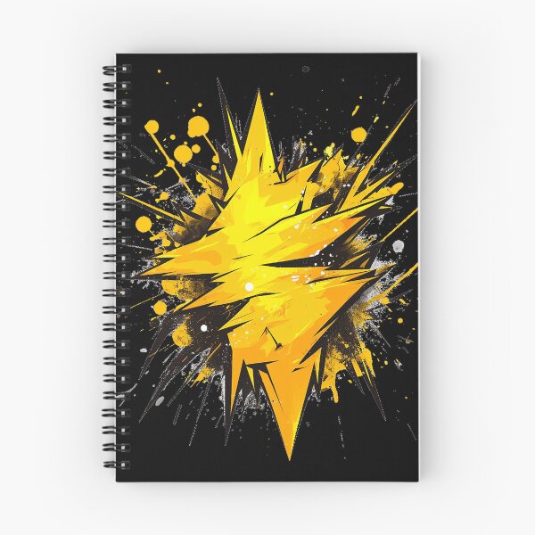 Item preview, Thunder Inspired Minimalist Art designed and sold by NatureArtDecor.