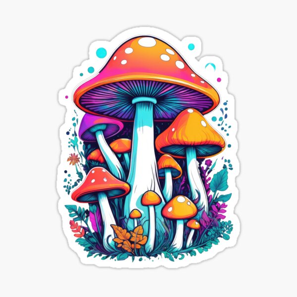 The Mystery of the Mushrooms Sticker