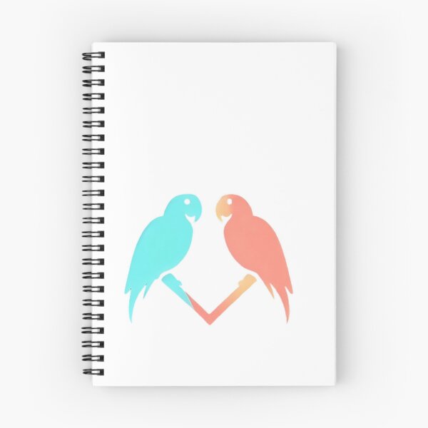 Item preview, Two Macaws in Love on a Trunk designed and sold by MinimalistHaven.