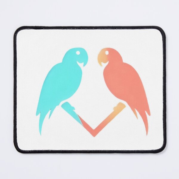 Item preview, Two Macaws in Love on a Trunk designed and sold by MinimalistHaven.