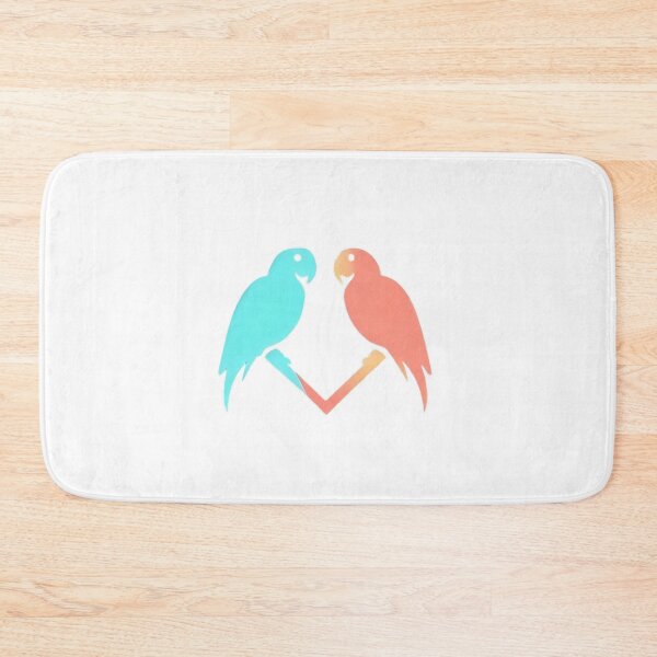 Item preview, Two Macaws in Love on a Trunk designed and sold by MinimalistHaven.