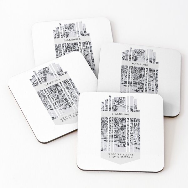 Item preview, GERMANY Hamburg - Latitude/Longitude designed and sold by ALLesROUNDER.