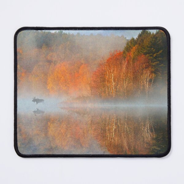 Item preview, leverett pond sunrise with moose designed and sold by R Christopher Vest.