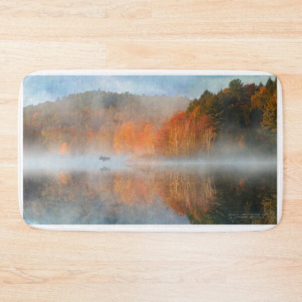 Item preview, leverett pond sunrise with moose designed and sold by R Christopher  Vest.