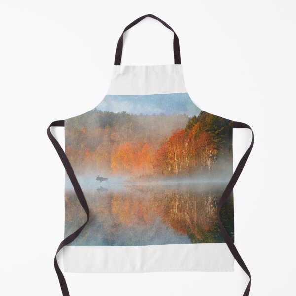 Item preview, leverett pond sunrise with moose designed and sold by R Christopher  Vest.