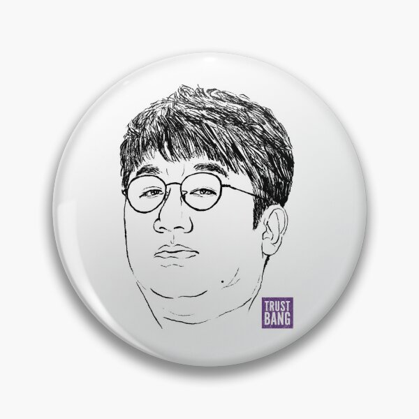 Item preview, In Bang Si-hyuk we trust - portrait designed and sold by fortissimotees.