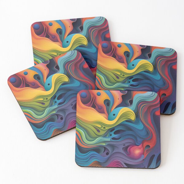 Item preview, Abstract Emotions with Fluid Shapes designed and sold by Arkneer.
