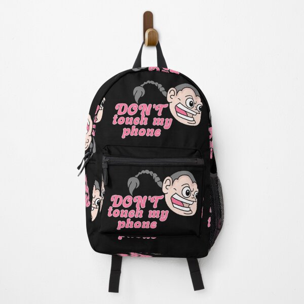 Item preview, don't touch my phone angry quote go away, leave me alone, visco girl funny introvert sarcasm angry face designed and sold by YellowishStore.