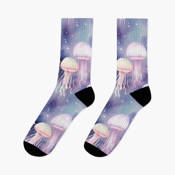 Item preview, Jellyfish and Stars Whimsical Pattern II designed and sold by OurBarcode.