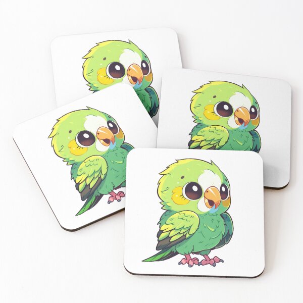 Item preview, Chibi style parrot designed and sold by SundayDonuts.