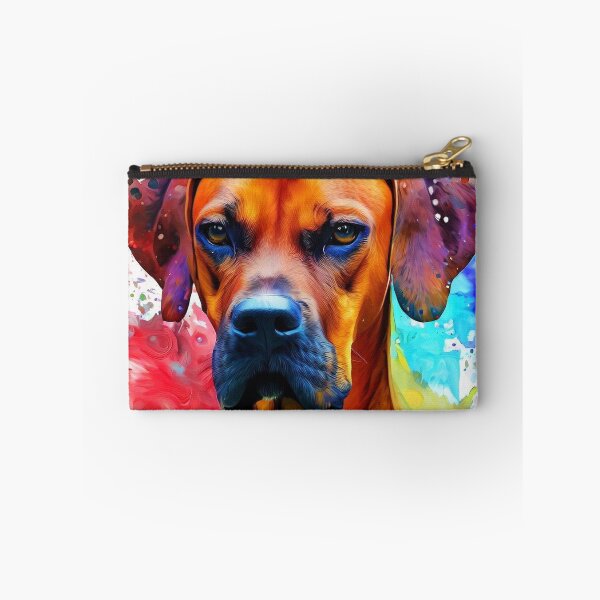Item preview, Rhodesian Ridgeback Art Print Splash Art designed and sold by The Digital Compass.
