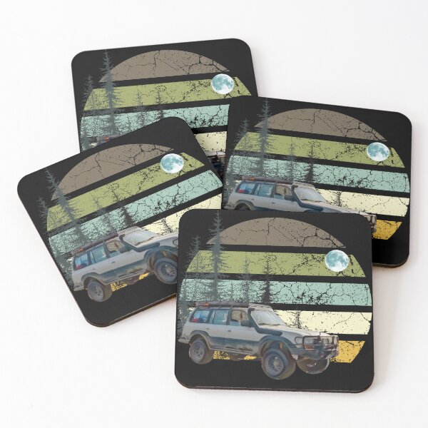 Item preview, Vintage sunset Land Cruiser,80 series, toyota,  land cruiser,  4x4,  offroad,  landcruiser,  4wd,  off road,  fj40,  overland,  vintage, designed and sold by AkBrokeBikes.