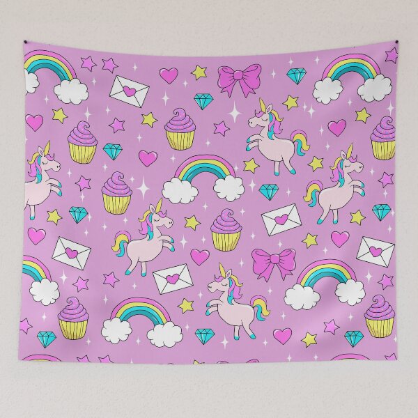 Item preview, Cute Unicorn Pattern designed and sold by ValentinaHramov.