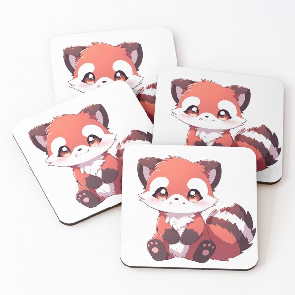Item preview, Simple drawn cute red panda designed and sold by SundayDonuts.