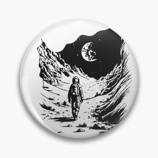 Artikelvorschau, Astronaut ferner Planet Mond Weltraum Universum Planeten entworfen und verkauft von Tomioka-Art.