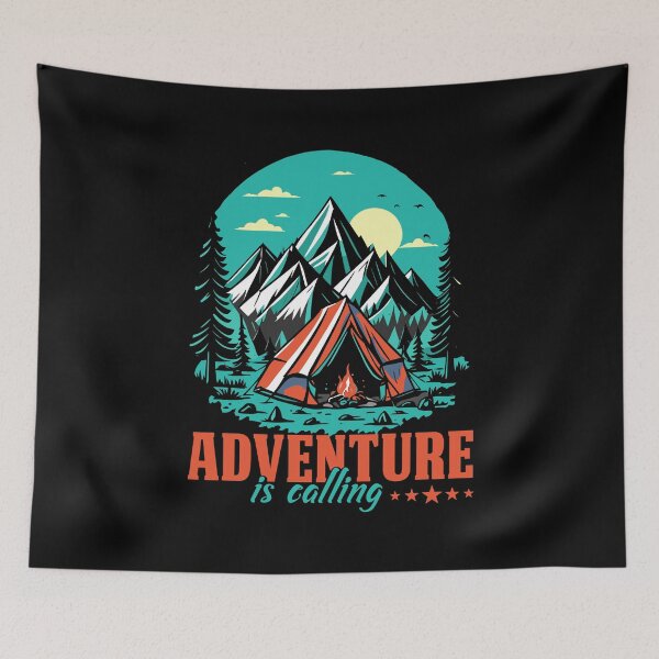 Item preview, Cozy Mountain Tent Scene designed and sold by BNCH44.
