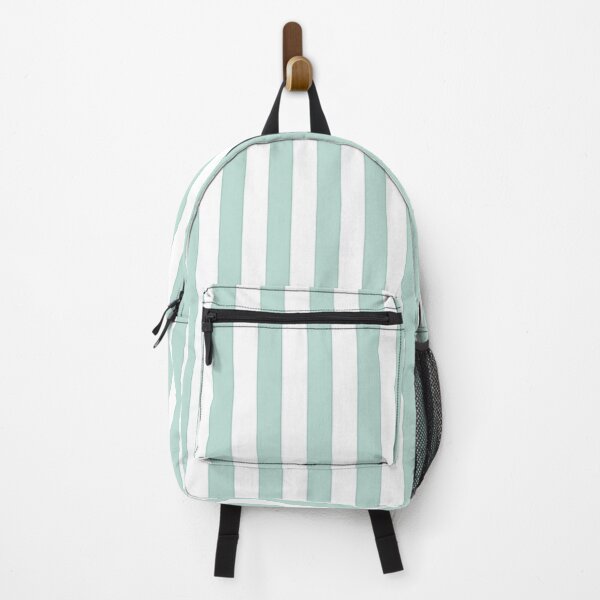 Item preview, Small MINT GREEN and WHITE VERTICAL STRIPES designed and sold by RachelMacht.