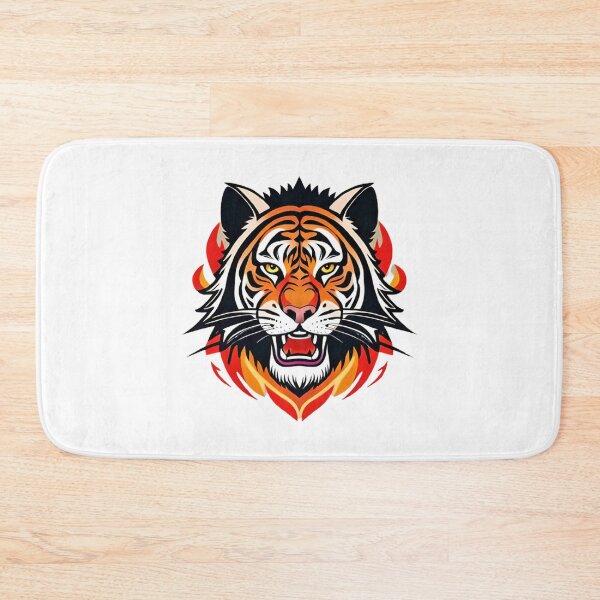 Item preview, Tiger in Flames Design designed and sold by The best online style shop.