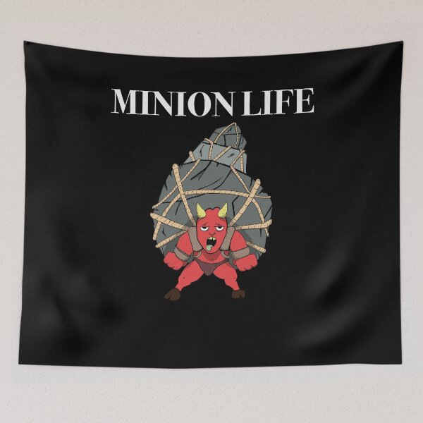 Item preview, Minion Life Over Worked Demon  designed and sold by JonnyVsTees.