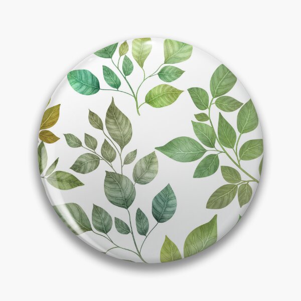 Item preview, Spring green leaves watercolor. Fresh vibrant foliage. Summer greenery designed and sold by likapix.
