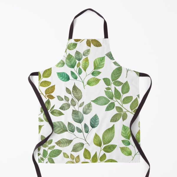 Item preview, Spring green leaves watercolor. Fresh vibrant foliage. Summer greenery designed and sold by likapix.
