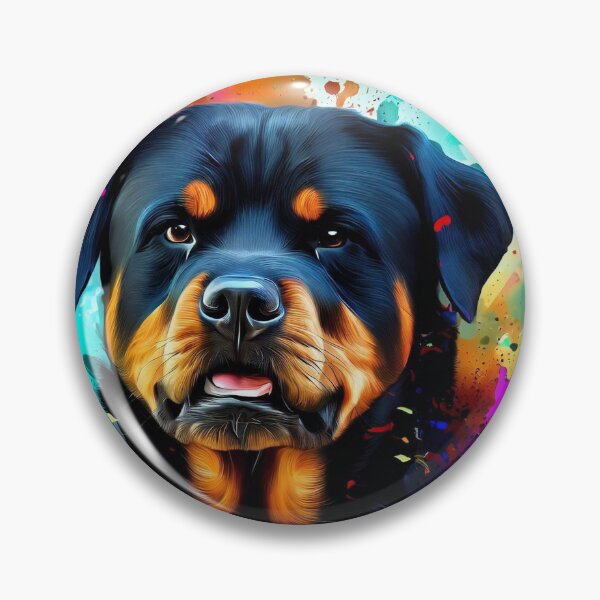 Item preview, Rottweiler Splash Art designed and sold by The Digital Compass.