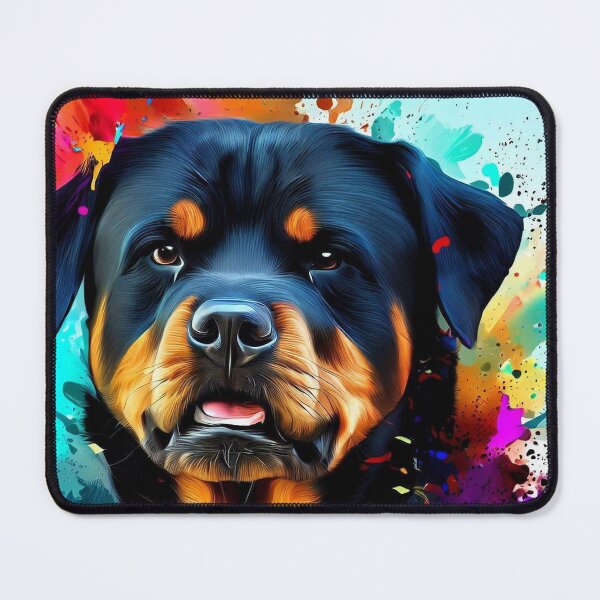 Item preview, Rottweiler Splash Art designed and sold by The Digital Compass.