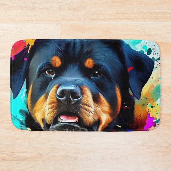 Item preview, Rottweiler Splash Art designed and sold by The Digital Compass.