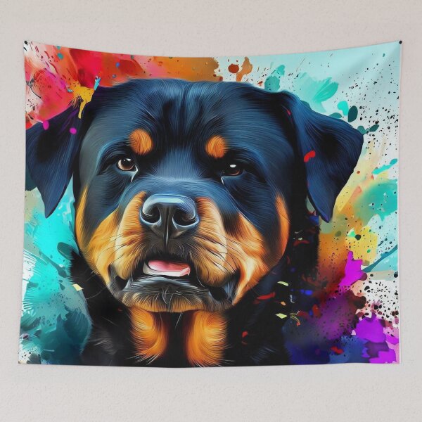 Item preview, Rottweiler Splash Art designed and sold by The Digital Compass.