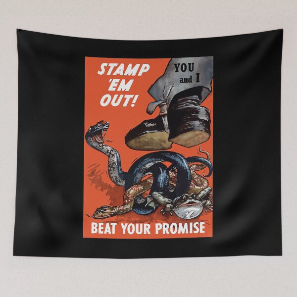 Item preview, stamp em out beat your promise war is hell store	 designed and sold by uqchhkevj34.