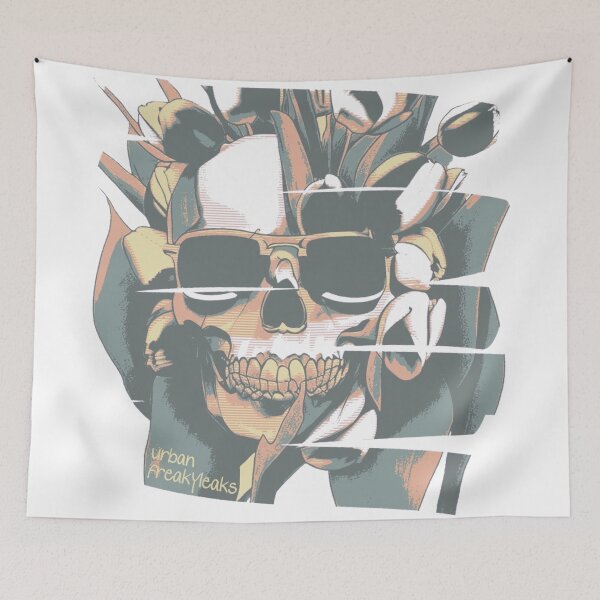 Item preview, SKULL AMONG TULIPS designed and sold by inarausch2023.