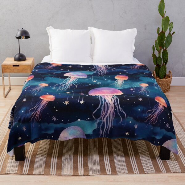 Item preview, Jellyfish and Stars Whimsical Pattern V designed and sold by OurBarcode.