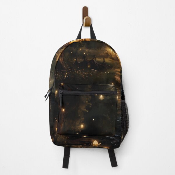 Item preview, fireflies land dark academia gothic cottagecore decor designed and sold by Mehak Khan.