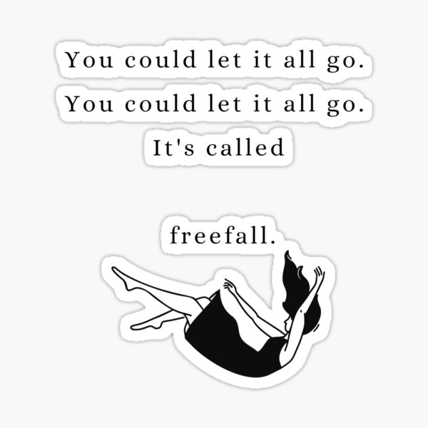 Item preview, Paroles de Freefall designed and sold by lidiahzipp.