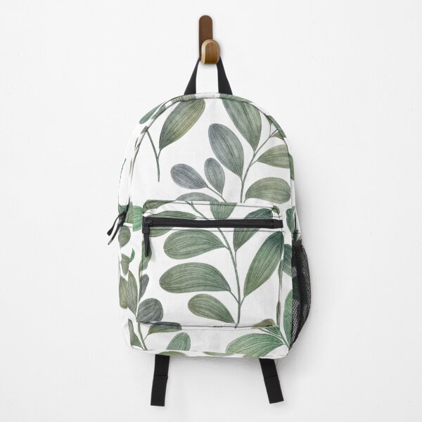 Vista previa del artículo con la obra «Hojas verdes primaverales con estampado romántico de acuarela. Fondo adornado de follaje verde.», diseñado y vendido por likapix.