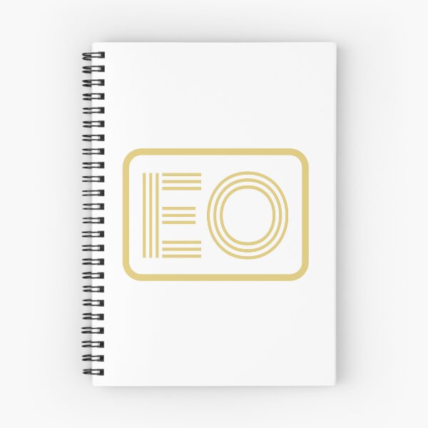 Artikelvorschau, EO-Initialen goldene geometrische Buchstaben entworfen und verkauft von Jeallan Designs.