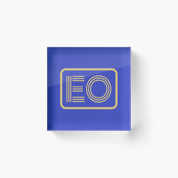 Item preview, EO Initials Gold Geometric Letters designed and sold by Jeallan Designs.