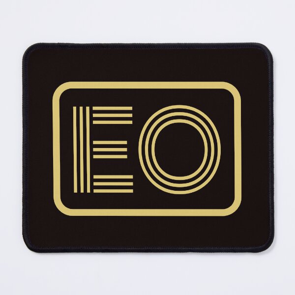 Item preview, EO Initials Gold Geometric Letters designed and sold by Jeallan Designs.