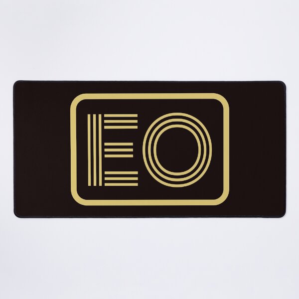 Item preview, EO Initials Gold Geometric Letters designed and sold by Jeallan Designs.