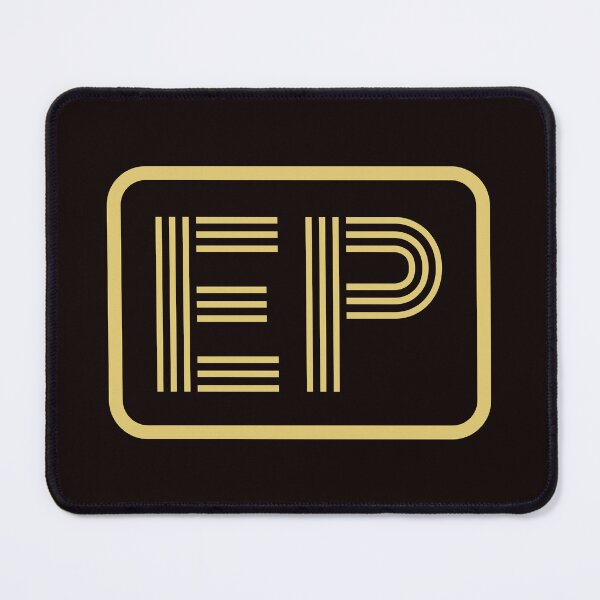Item preview, EP Initials Gold Geometric Letters designed and sold by Jeallan Designs.