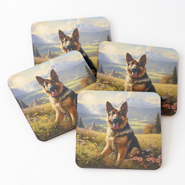 Item preview, German Shepherd Country Theme designed and sold by lovefurries.