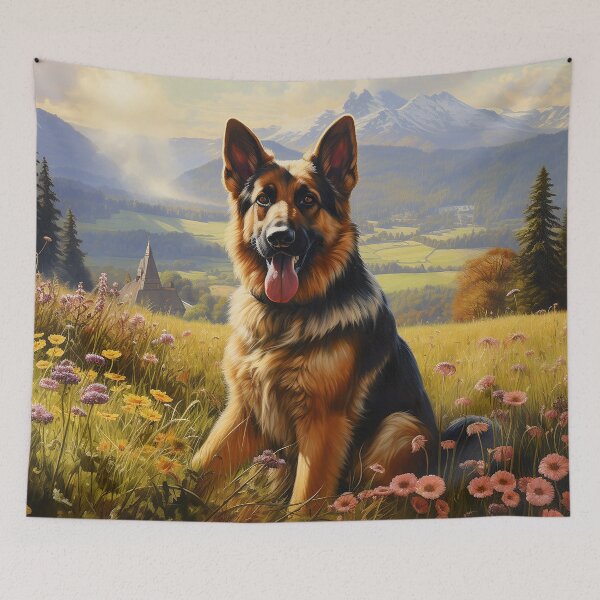 Item preview, German Shepherd Country Theme designed and sold by lovefurries.