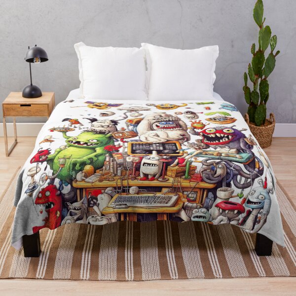 Item preview, Perfectly Normal Home Office Weird Crazy Monsters Meme Funny design designed and sold by MarikoDesignArt.