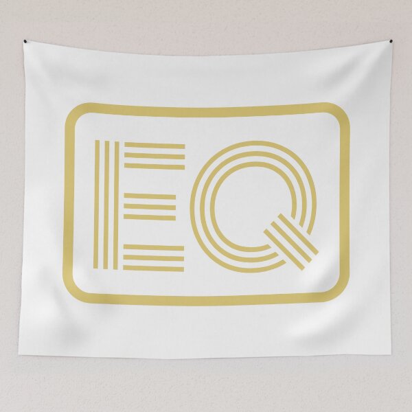 Item preview, EQ Initials Gold Geometric Letters designed and sold by Jeallan Designs.