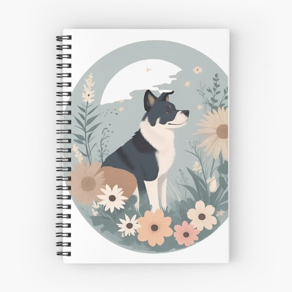 Item preview, Shiba Inu in Flower Field designed and sold by ToporArt.