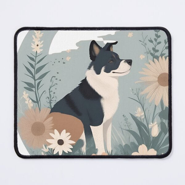 Item preview, Shiba Inu in Flower Field designed and sold by ToporArt.