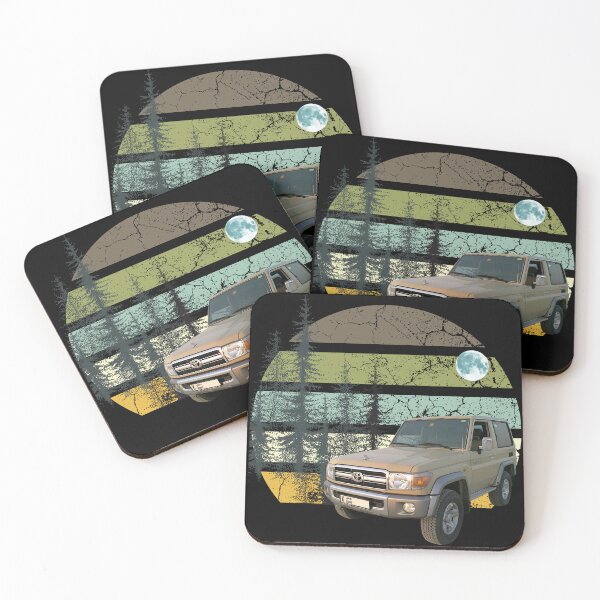 Item preview, Copy of Vintage sunset Land Cruiser, series, toyota,  land cruiser,  4x4,  offroad,  landcruiser,  4wd,  off road,  fj40,  overland,  vintage, designed and sold by AkBrokeBikes.