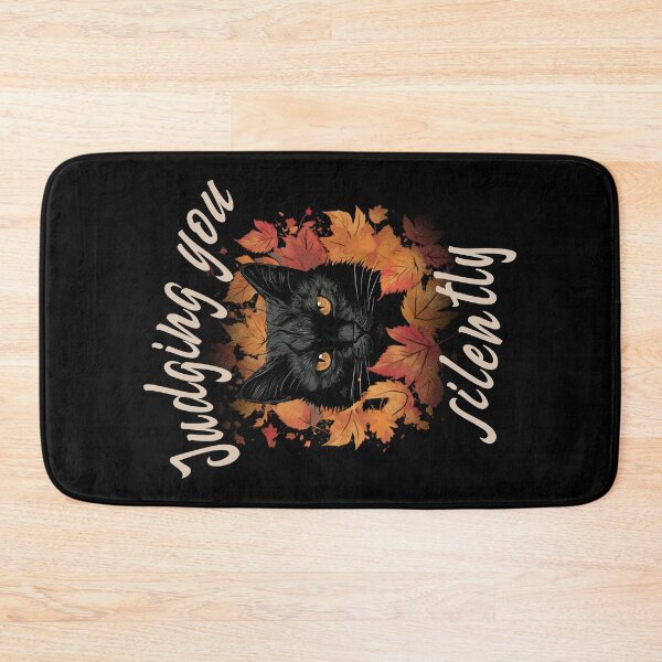Item preview, Funny black cat is judging you silently designed and sold by HandicraftArt.