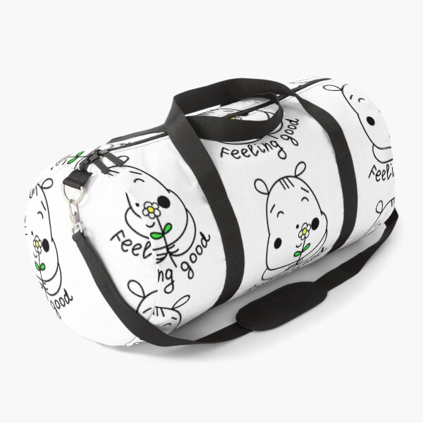 Item preview, Feeling good . Cute cartoon hamster with chamomile flower. Happy animals. designed and sold by Creavision.