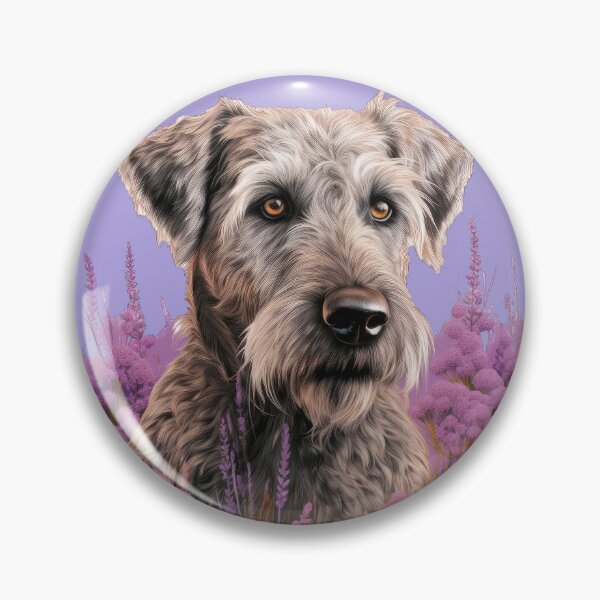 Item preview, Irish Wolfhound in Heather Fields designed and sold by ZombieLH.